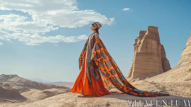 Woman in Desert
