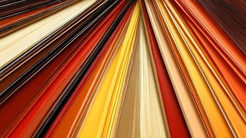 Abstract Design with Warm Color Swatches