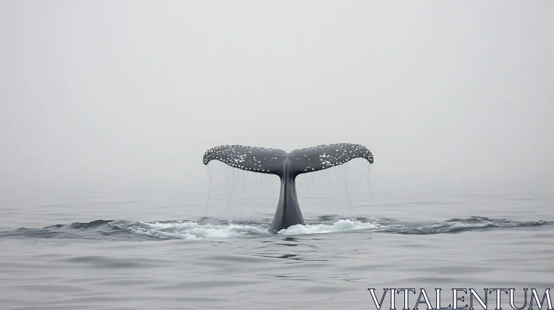 Mystical Whale Tail Art Print