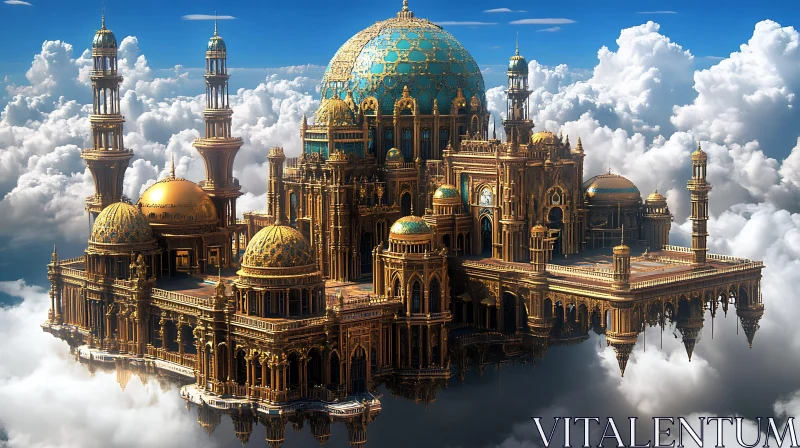 Golden City in the Clouds