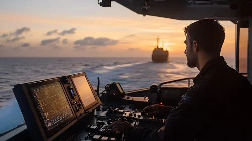 Sunset Voyage: A Seafarer's Journey