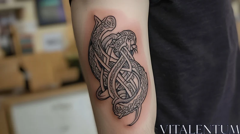 Norse Mythology Inspired Arm Tattoo