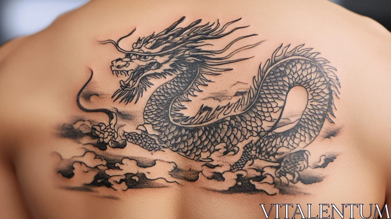 Fierce Dragon Tattoo Design