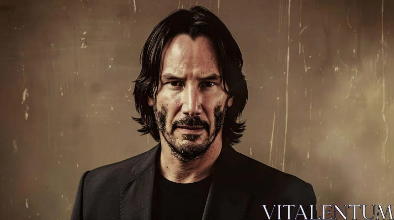 Keanu Reeves Emotional Portrait