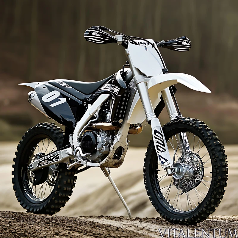 Off-Road Motocross Bike AI Image