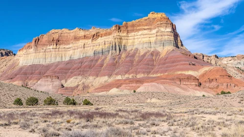 Colorful Geological Mountain