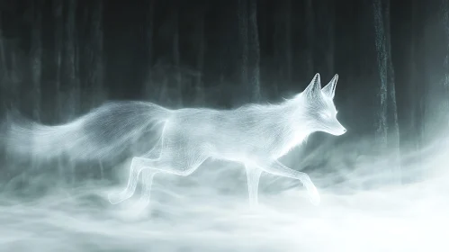 Ghostly Fox Forest Walk