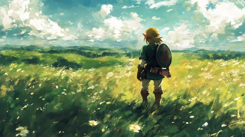 Peaceful Meadow Gaze