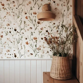 Rustic Home Decor with Dried Flowers