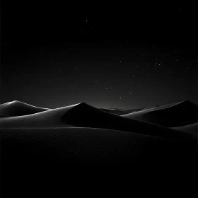 Starry Night Over Silent Dunes