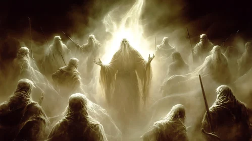 Spectral Figures in Misty Light