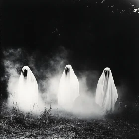 Monochrome Specters in the Mist