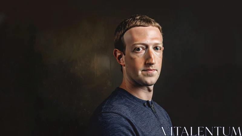 AI ART Portrait of Mark Zuckerberg