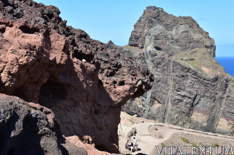 Dramatic Madeira Cliffscape Free Stock Photo