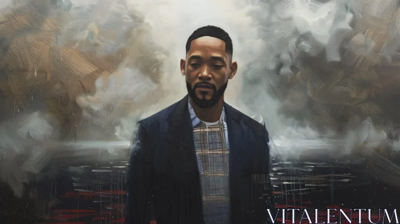 AI ART Will Smith Atmospheric Painting