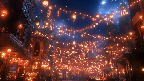 Festive City Night