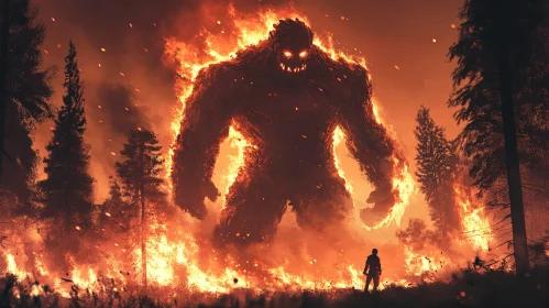 Colossal Fire Monster