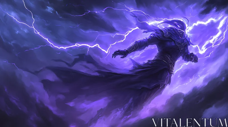 AI ART Stormbringer: A Warrior Forged in Lightning