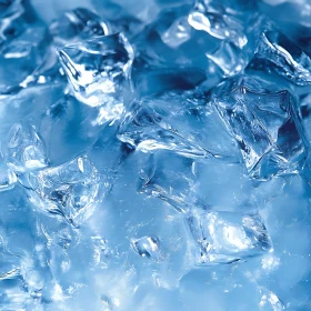 Detailed View of Icy Textures