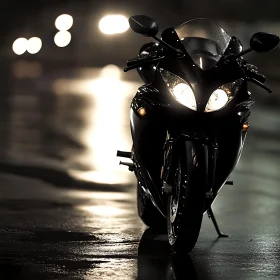 Night Ride Motorcycle