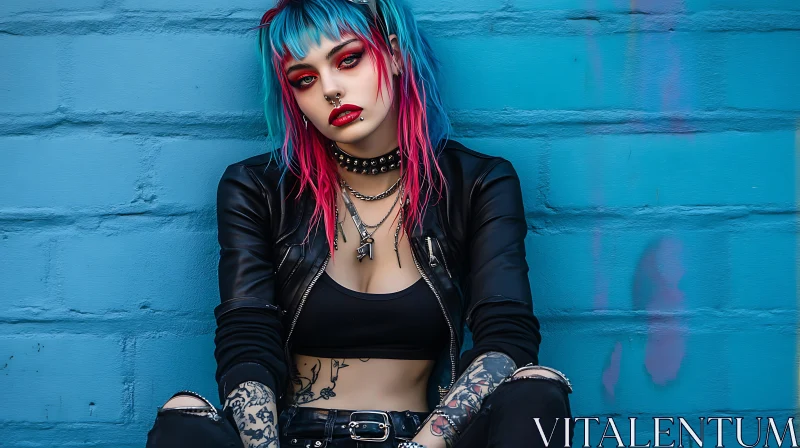 Punk Style and Bold Fashion AI Image