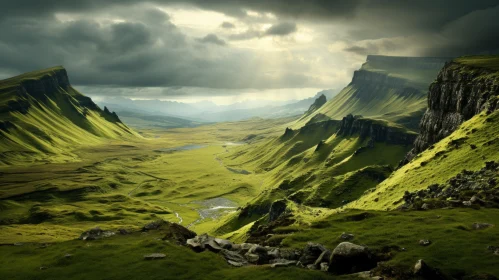 Majestic Mountain Landscape in the Highlands of Scotland