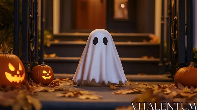 AI ART Spooky Season: Ghostly Charm and Pumpkin Glow