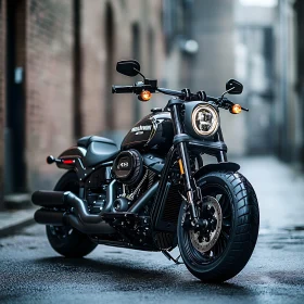 Urban Motorcycle Scene