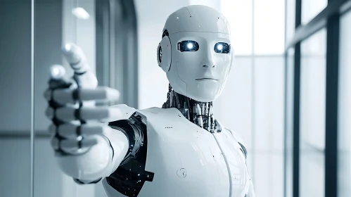 Advanced AI Humanoid Robot