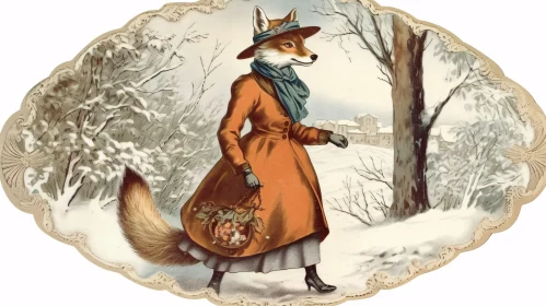 Fox in Winter Clothing