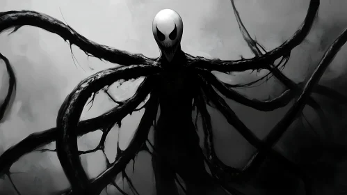 Monochromatic Horror: The Shadow Entity