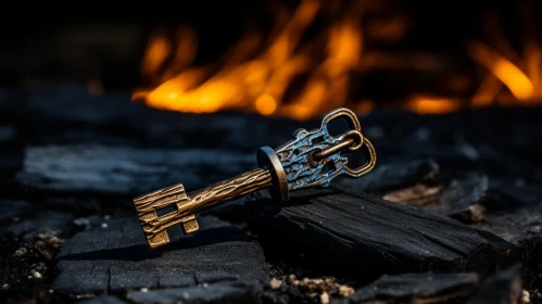 Golden Key in Fire - A Tale of Rustic Mysteries and Masterful Metalworking