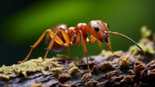Large Ant on a Branch: A Study in Naturalistic Portraiture