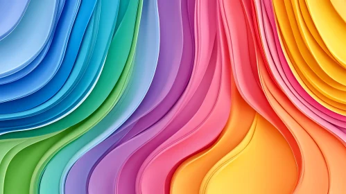 Abstract Colorful Swirls Background