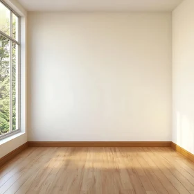 Minimalist Interior with Window View