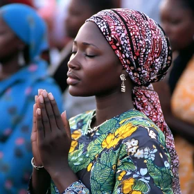 Portrait of a Praying Woman