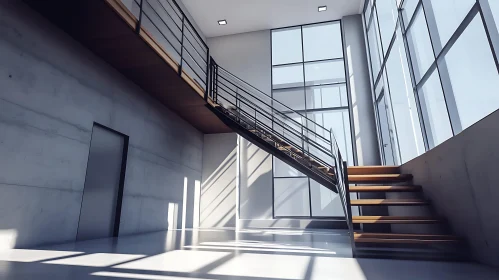 Contemporary Interior with Natural Light