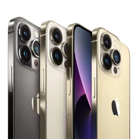 Metallic iPhone Collection: Modern Tech Display