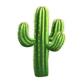 Illustration of a Cactus Plant