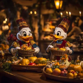 Festive Duck Duo with Autumn Bounty
