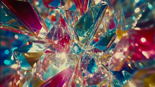 Prismatic Crystal Geometry in Art