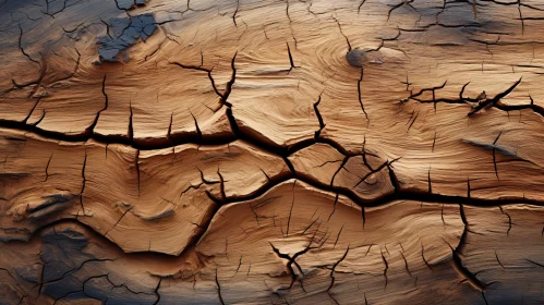 Cracked Tree Stump - A Display of Nature's Artistry
