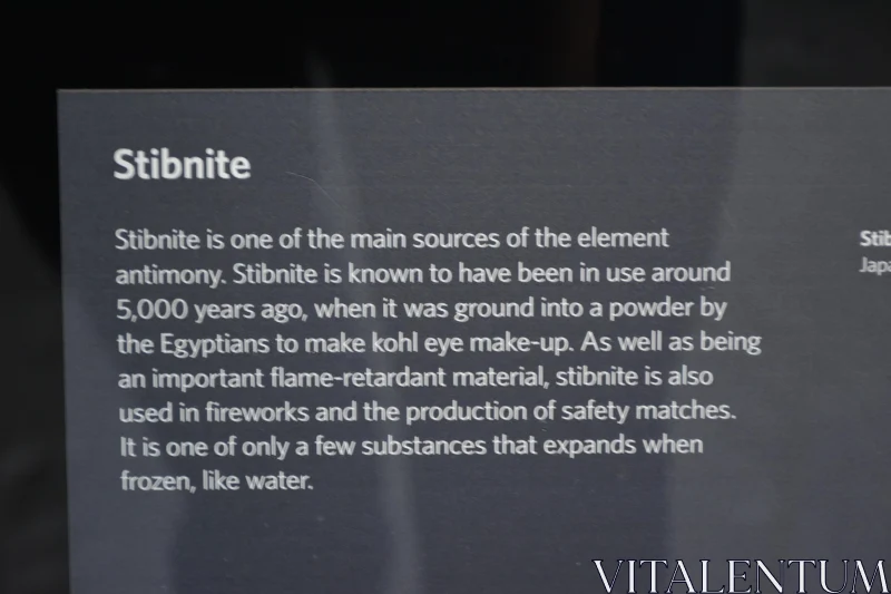 PHOTO Stibnite Mineral Information