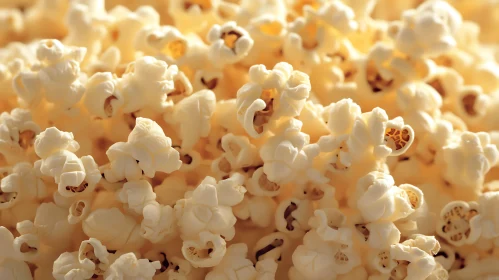 Detailed View of Buttery Popcorn