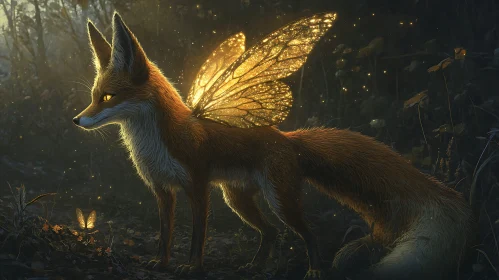 Fox Fairy in the Woods