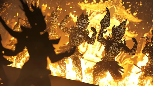 Shadows in Fire: A Khon Dance