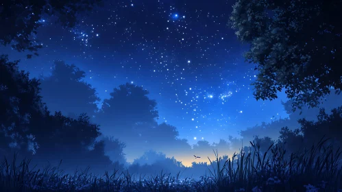 Tranquil Night Under the Stars