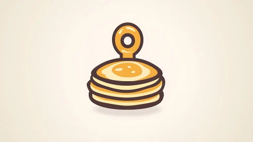 Stack of Pancakes Illustration