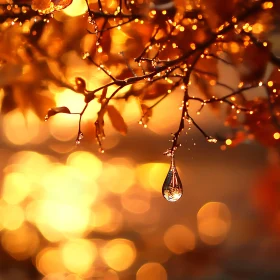 Autumn Leaves and Bokeh