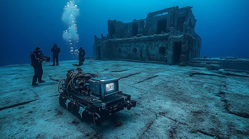 Submerged City Exploration with Advanced Tech